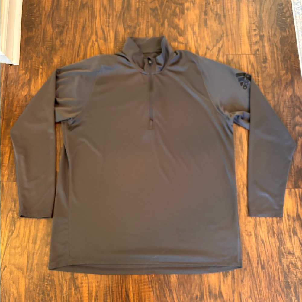 Adidas FREELIFT Charcoal Performance Pullover Quarter Zip Golf Size XL